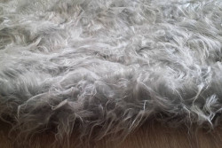 Faux fur licht grijs